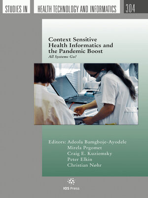 cover image of Context Sensitive Health Informatics and the Pandemic Boost